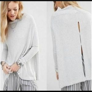 Free People Lover Split Back Pullover
